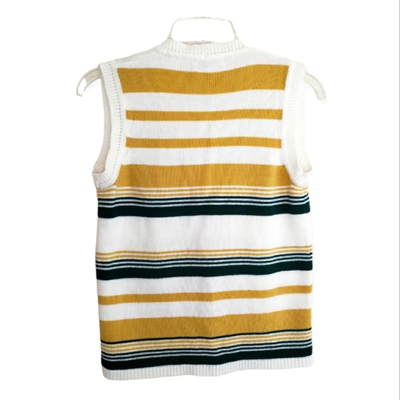 Vintage Haymaker Knit Striped Vest - Picture 2 of 10